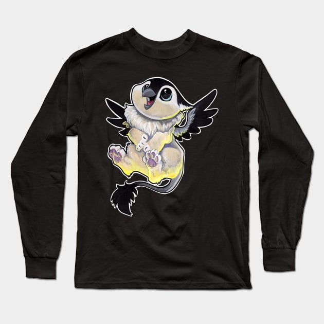 Chickadee griffin Long Sleeve T-Shirt by BiancaRomanStumpff